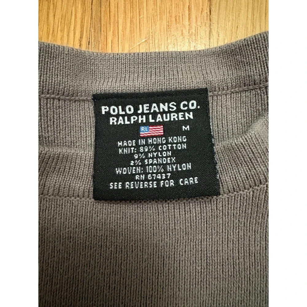 Vintage Polo Jeans Co Ralph Lauren Y2K Elbow Patch Sweater